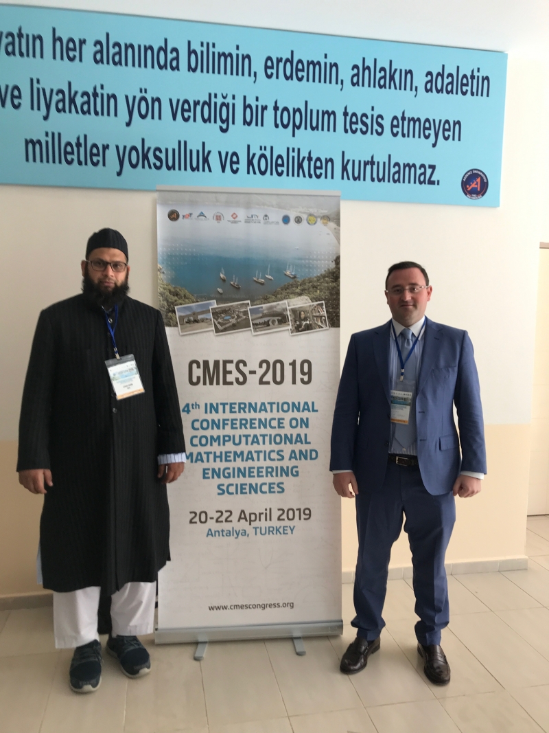 Professor Guirao Keynote Speaker at CMES-2019 conference Antalya (Turkey)